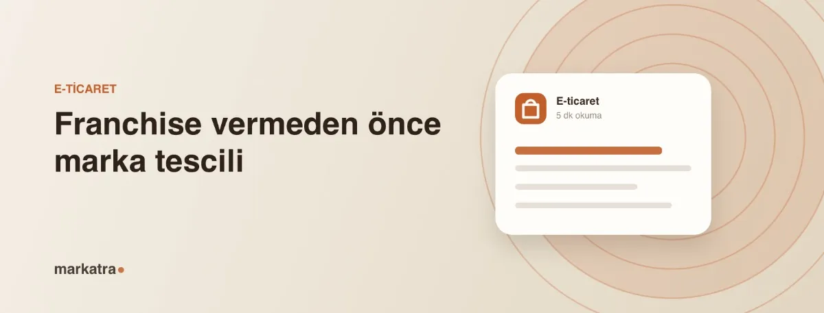 Franchise vermeden önce marka tescili