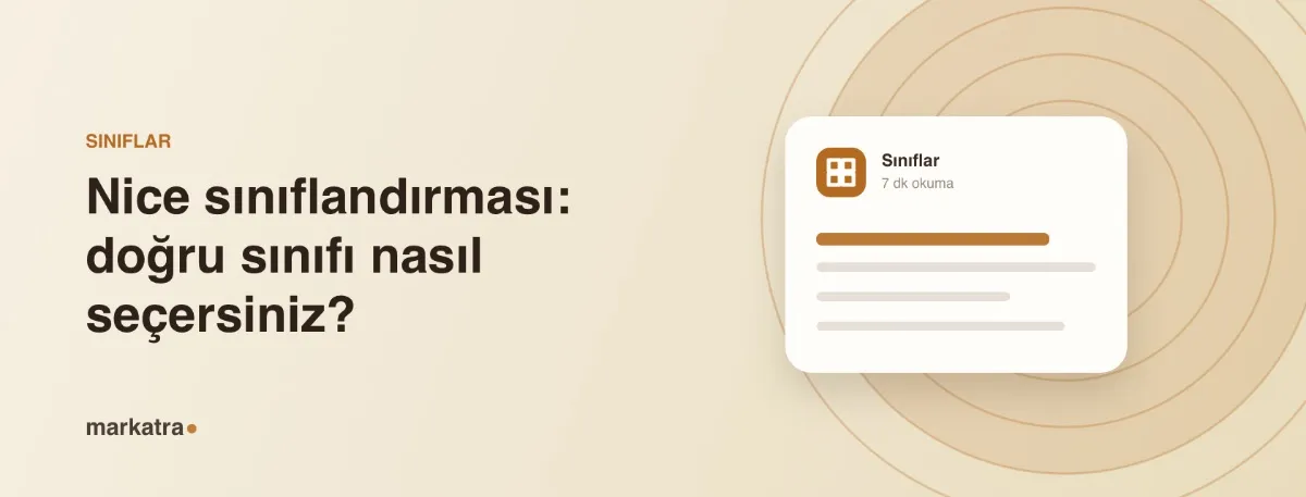Nice sınıflandırması: doğru sınıfı nasıl seçersiniz?