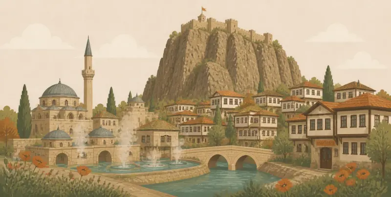 Afyonkarahisar: Afyon Kalesi, Frig Vadisi, termal kaplıcalar