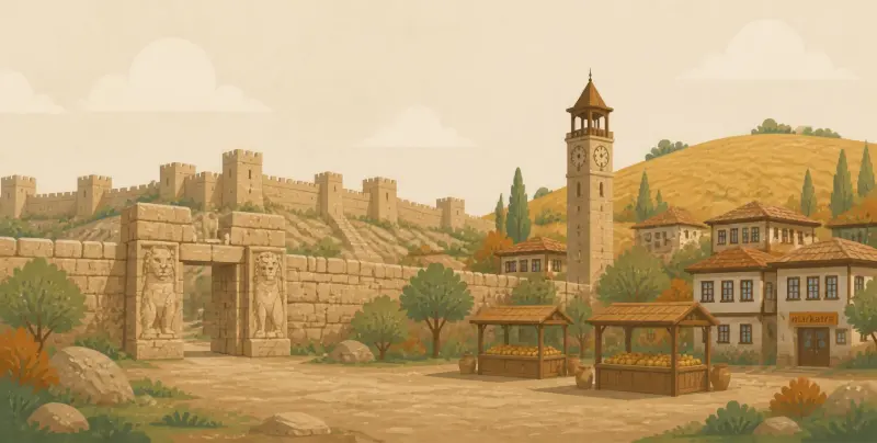 Çorum: Saat Kulesi, Hattuşa, Alacahöyük