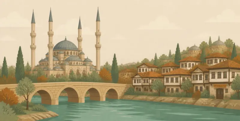 Edirne: Selimiye Camii, Meriç Köprüsü, Kırkpınar