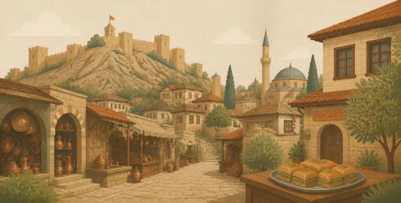 Gaziantep: Zeugma Mozaiği, Gaziantep Kalesi, Bakırcılar Çarşısı