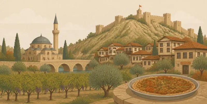 Kilis: Ravanda Kalesi, Kilis Kent Merkezi, zeytinlikler