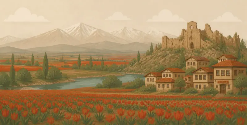 Muş: Muş Ovası, Malazgirt, Muş lalesi